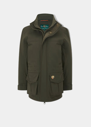 Lockwood Children's Coat In Olive - Shooting Fit